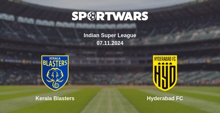 Kerala Blasters — Hyderabad FC watch online for free 07.11.2024