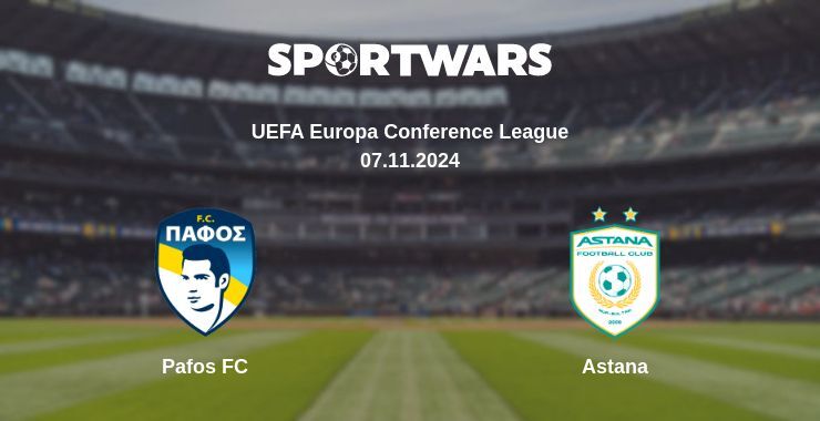 Pafos FC — Astana watch online for free 07.11.2024