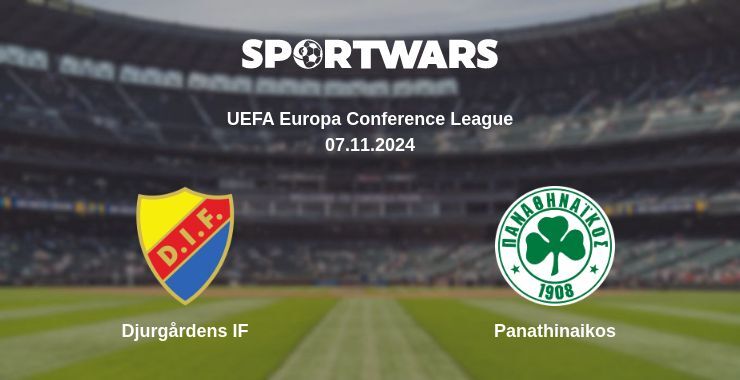 Djurgårdens IF — Panathinaikos watch online for free 07.11.2024