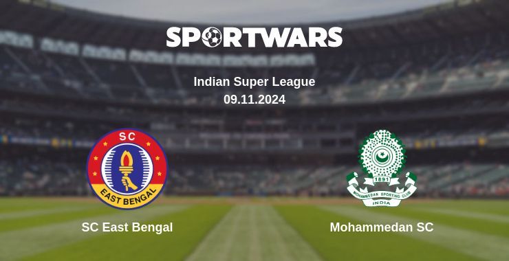 SC East Bengal — Mohammedan SC watch online for free 09.11.2024