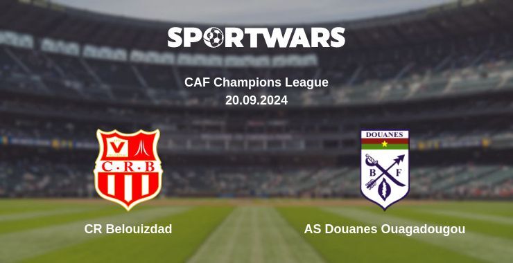 Result of the CR Belouizdad — AS Douanes Ouagadougou match, 20.09.2024