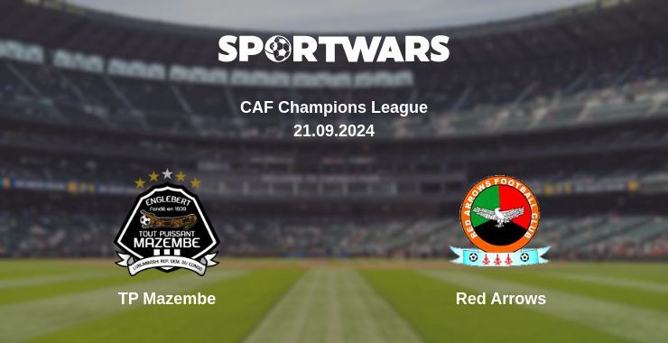 Result of the TP Mazembe — Red Arrows match, 21.09.2024