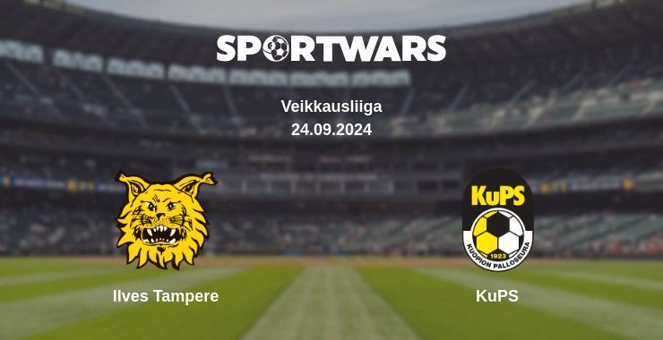 Result of the Ilves Tampere — KuPS match, 24.09.2024