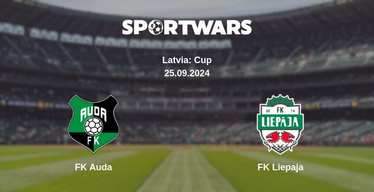 Result of the FK Auda — FK Liepaja match, 25.09.2024