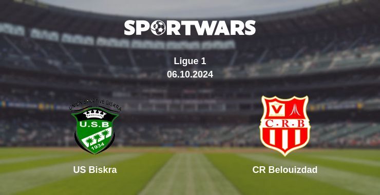 US Biskra — CR Belouizdad watch online for free 06.10.2024