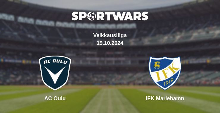 Result of the AC Oulu — IFK Mariehamn match, 19.10.2024