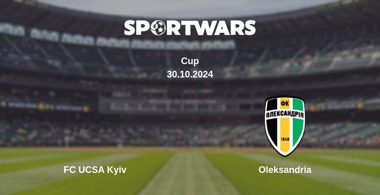 Result of the FC UCSA Kyiv — Oleksandria match, 30.10.2024