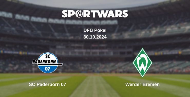 Result of the SC Paderborn 07 — Werder Bremen match, 30.10.2024