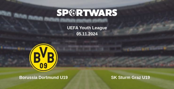 Borussia Dortmund U19 — SK Sturm Graz U19, where to watch online broadcast