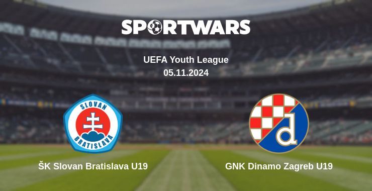 ŠK Slovan Bratislava U19 — GNK Dinamo Zagreb U19, where to watch online broadcast