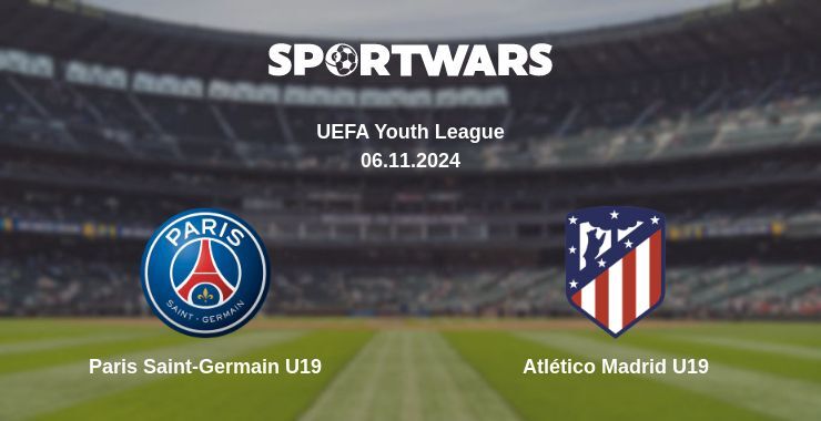 Paris Saint-Germain U19 — Atlético Madrid U19, where to watch online broadcast