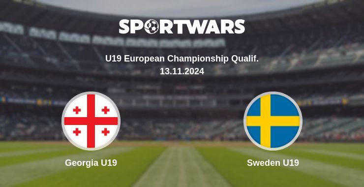 Georgia U19 — Sweden U19 watch online for free 13.11.2024