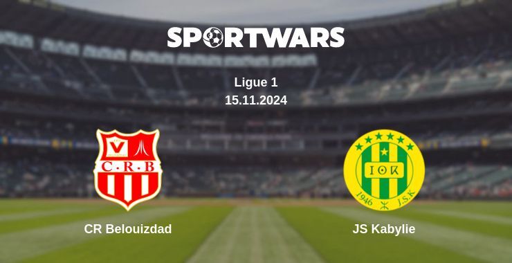 CR Belouizdad — JS Kabylie watch online for free 15.11.2024