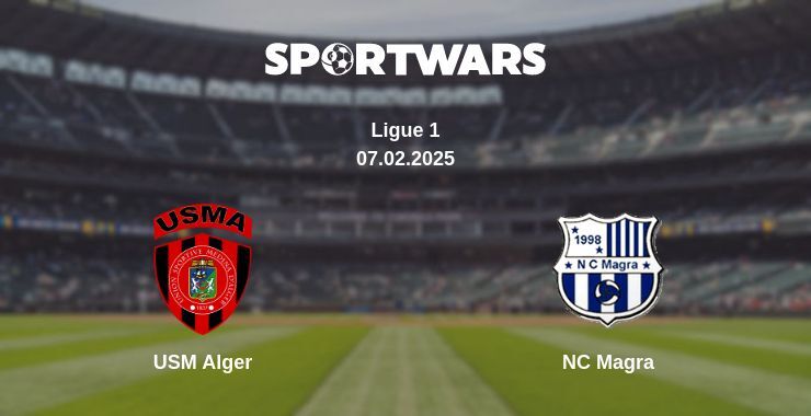 USM Alger — NC Magra watch online broadcast, 07.02.2025