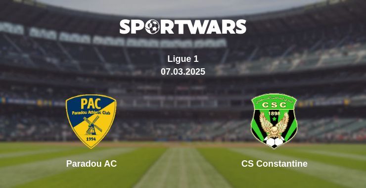 Paradou AC — CS Constantine watch online broadcast, 07.03.2025