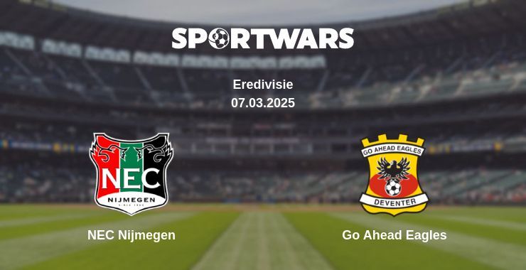 NEC Nijmegen — Go Ahead Eagles watch online broadcast, 07.03.2025