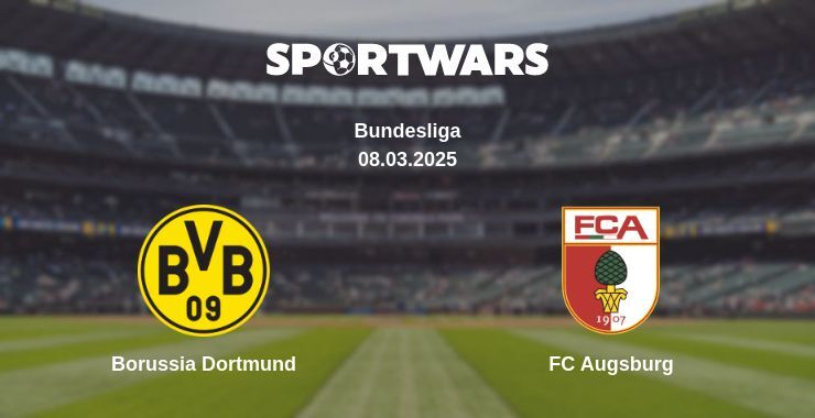 Borussia Dortmund — FC Augsburg watch online broadcast, 08.03.2025