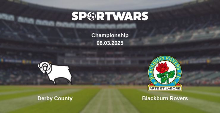 Derby County — Blackburn Rovers watch online for free 08.03.2025