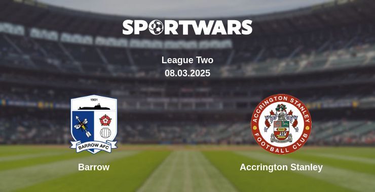 Barrow — Accrington Stanley watch online broadcast, 08.03.2025