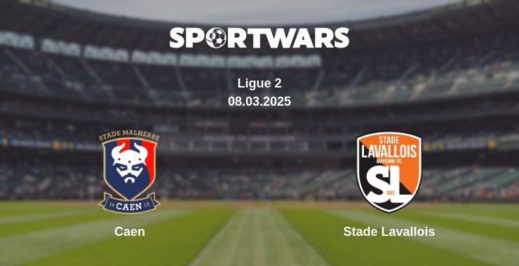 Caen — Stade Lavallois watch online broadcast, 08.03.2025