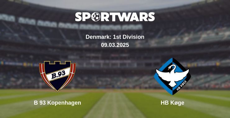 B 93 Kopenhagen — HB Køge, where to watch online broadcast