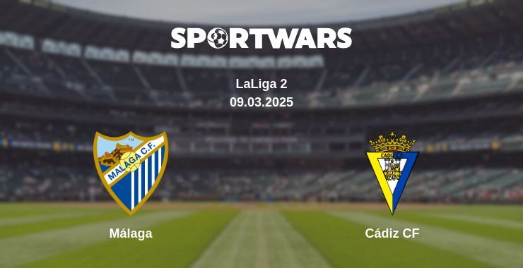 Málaga — Cádiz CF watch online for free 09.03.2025