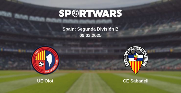 UE Olot — CE Sabadell watch online broadcast, 09.03.2025