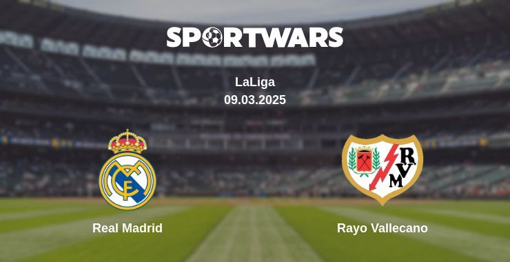 Real Madrid — Rayo Vallecano watch online broadcast, 09.03.2025