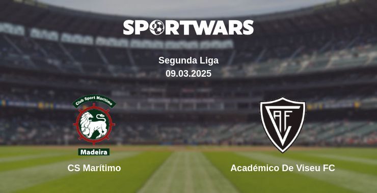 CS Marítimo — Académico De Viseu FC watch online broadcast, 09.03.2025