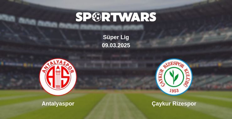 Antalyaspor — Çaykur Rizespor watch online broadcast, 09.03.2025