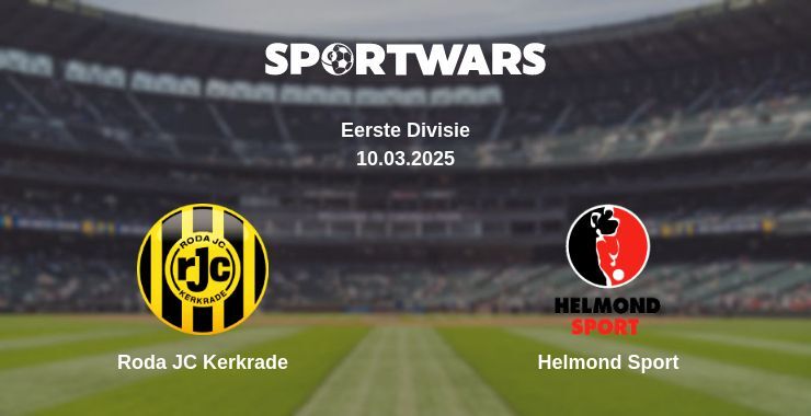 Roda JC Kerkrade — Helmond Sport watch online broadcast, 10.03.2025