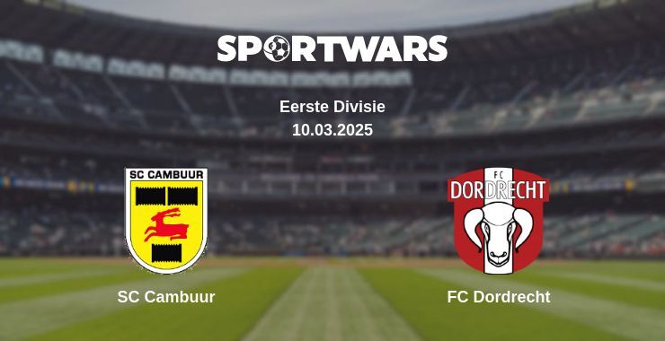 SC Cambuur — FC Dordrecht watch online for free 10.03.2025