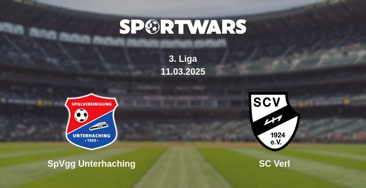 SpVgg Unterhaching — SC Verl watch online broadcast, 11.03.2025