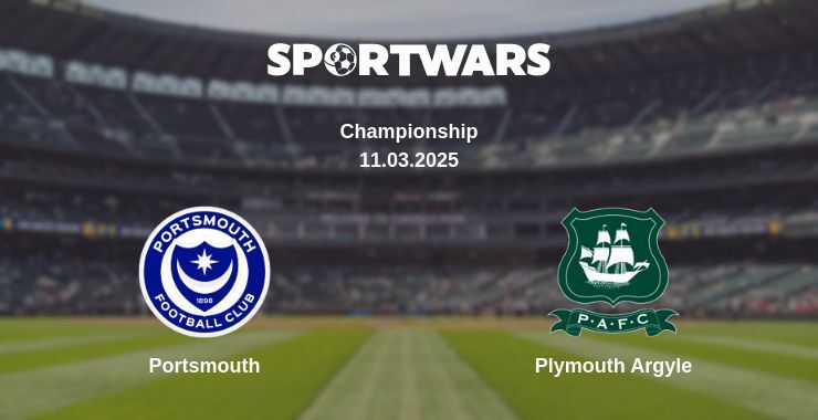 Portsmouth — Plymouth Argyle watch online broadcast, 11.03.2025