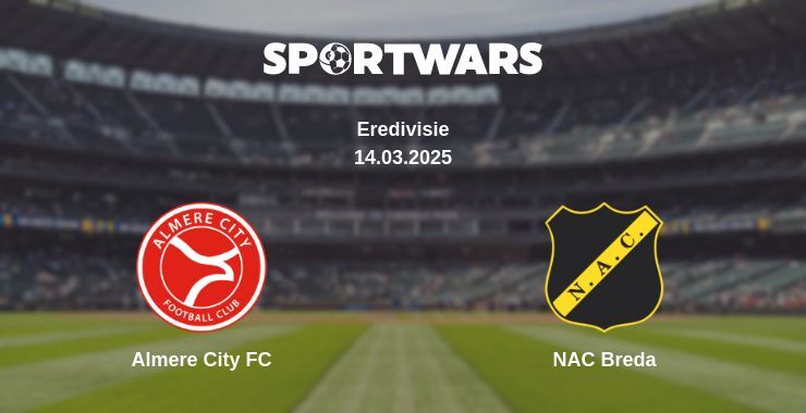 Almere City FC — NAC Breda watch online broadcast, 14.03.2025