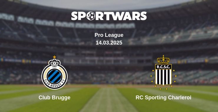 Club Brugge — RC Sporting Charleroi watch online broadcast, 14.03.2025