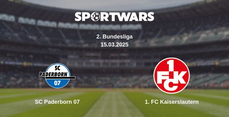 SC Paderborn 07 — 1. FC Kaiserslautern watch online broadcast, 15.03.2025