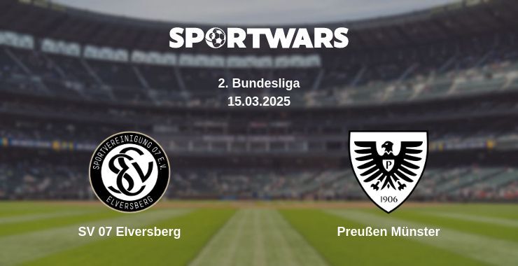 SV 07 Elversberg — Preußen Münster watch online broadcast, 16.03.2025