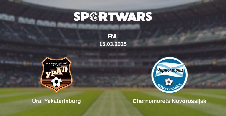 Ural Yekaterinburg — Chernomorets Novorossijsk watch online for free 15.03.2025