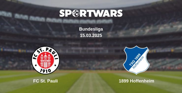 FC St. Pauli — 1899 Hoffenheim watch online broadcast, 15.03.2025