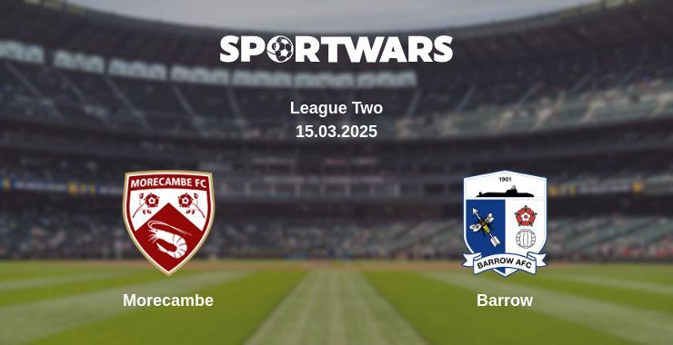 Morecambe — Barrow watch online broadcast, 15.03.2025