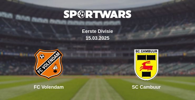 FC Volendam — SC Cambuur watch online broadcast, 15.03.2025