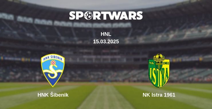 HNK Šibenik — NK Istra 1961 watch online broadcast, 15.03.2025