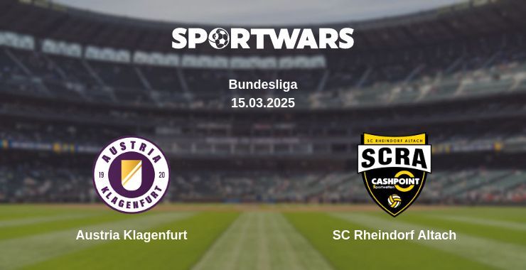 Austria Klagenfurt — SC Rheindorf Altach watch online broadcast, 16.03.2025