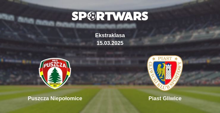 Puszcza Niepołomice — Piast Gliwice watch online broadcast, 15.03.2025