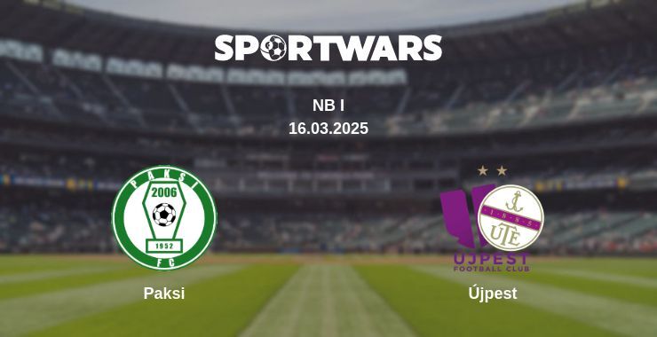 Paksi — Újpest watch online broadcast, 14.03.2025