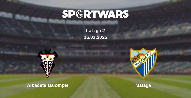 Albacete Balompié — Málaga watch online for free 16.03.2025