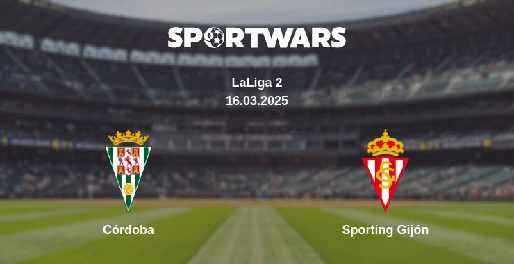 Córdoba — Sporting Gijón watch online broadcast, 16.03.2025