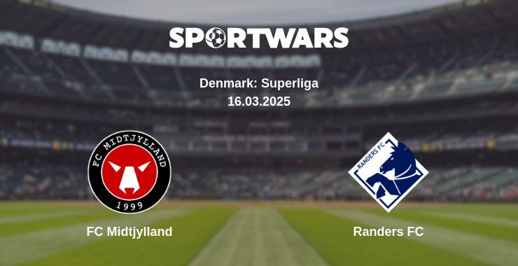 FC Midtjylland — Randers FC watch online broadcast, 16.03.2025