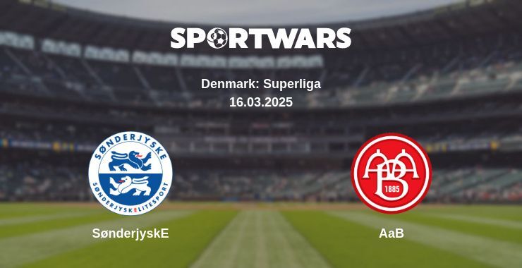 SønderjyskE — AaB watch online broadcast, 16.03.2025